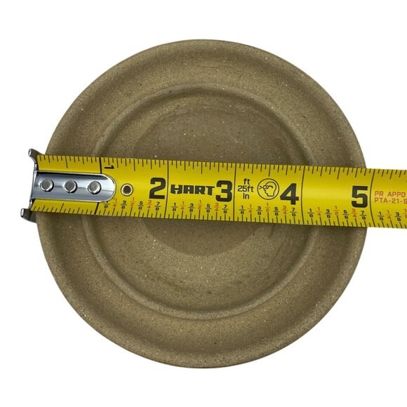 Handcrafted Pottery Candle Holder Painted Desert Motif & Cactus Southwest Design - Picture 8 of 14